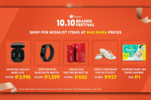 Shopee announces biggest brands sale of the year with the 10.10 Brands FestivalShopee announces biggest brands sale of the year with the 10.10 Brands Festival