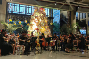 Poblacion Market Central’s Christmas Tree lighting ceremony was heralded by the Davao Suzuki String Ensemble, comprised of talented student musicians from across the city. (Photo supplied)