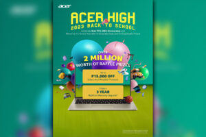 Get ready for your first day of School with Acer High 2023 Back-to-School promo