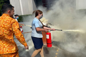 BFP, SM Hold Nationwide Fire Drill