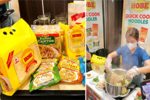 Hobe Pancit Bihon wows media guests with their update on their Hobe quick-cook noodles product line