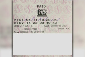 Bulacan bettor claims P43-M Lotto 6/42 jackpot