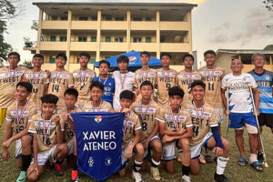 Football team Xavier University High School, representing West 1 District, champion in the 2024 Cagayan de Oro City Division Athletic Meet. [CdeO Rise Photo]