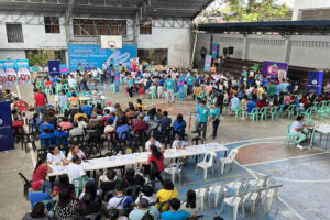 725 locals from Tacloban City receive free medical consultation, medicines and labs in CEO Gym in the Watsons Alagang Pangkalusugan Medical Mission