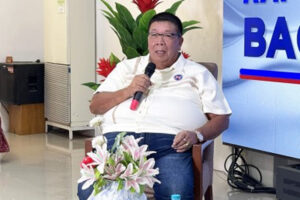 PRIORITY ROAD PROJECTS. During the Kapihan sa Bagong Pilipinas on Tuesday (May 28, 2024) in Butuan City, DPWH-13 Director Pol Delos Santos bares the agency's updates on the construction of four major road projects, covering around 414.5 kilometers under the 'Build, Better, More' program. The projects are seen to improve connectivity and economic growth in the region. (Photo courtesy of PIA-13)