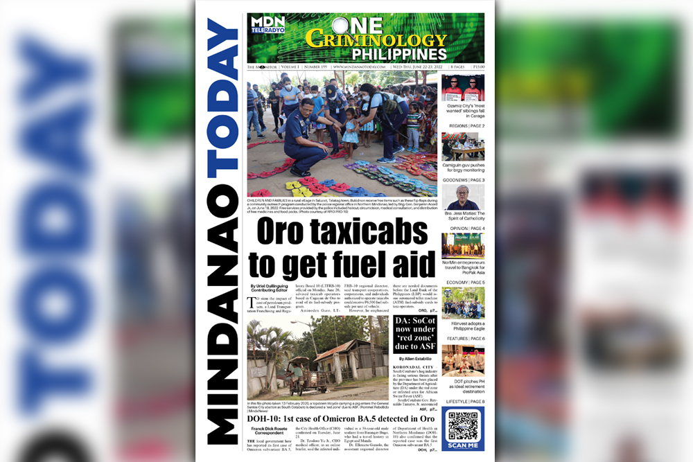 THE MINDANAO TODAY JUNE 22-23, 2022