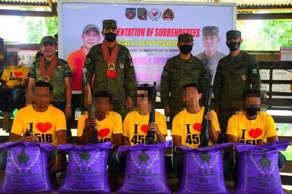 5 Abu Sayyaf members surrender in Sulu