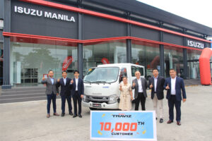 ISUZU Philippines Corporation (IPC) announces its latest sales milestone, the 10,000-unit sales for the Isuzu TRAVIZ lightweight truck, achieved this June.  