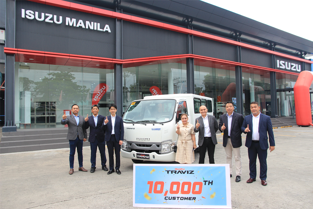 ISUZU Philippines Corporation (IPC) announces its latest sales milestone, the 10,000-unit sales for the Isuzu TRAVIZ lightweight truck, achieved this June.  