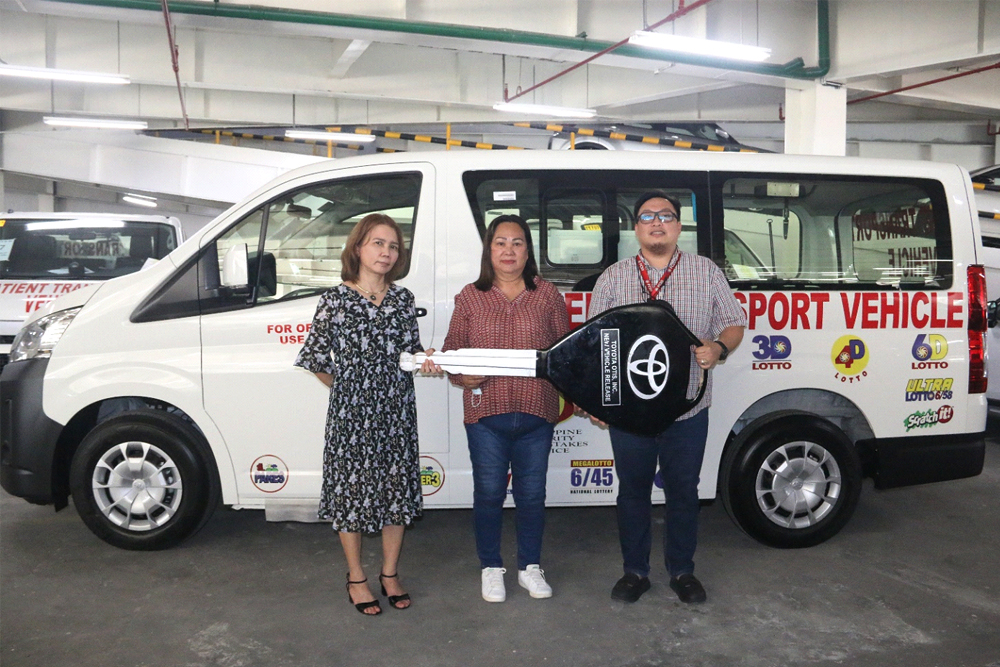 PCSO Turns Over 49 Patient Transport Vehicles