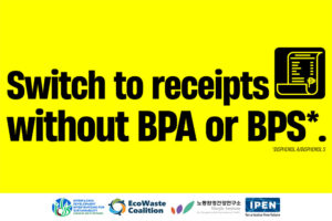 CSOs find hazardous chemicals BPA/BPS in thermal paper receipts