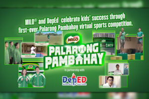 MILO®, DepEd fete kids’ success through Palarong Pambahay virtual sports tourney