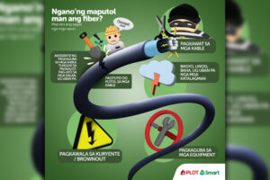 PLDT calls for vigilance against illegal cable cutting operations