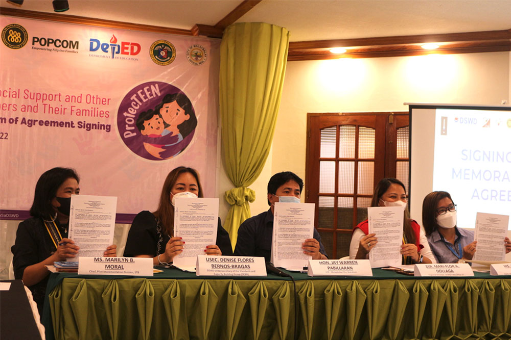 DSWD launches ProtecTEEN in Bukidnon to help teen moms, kids