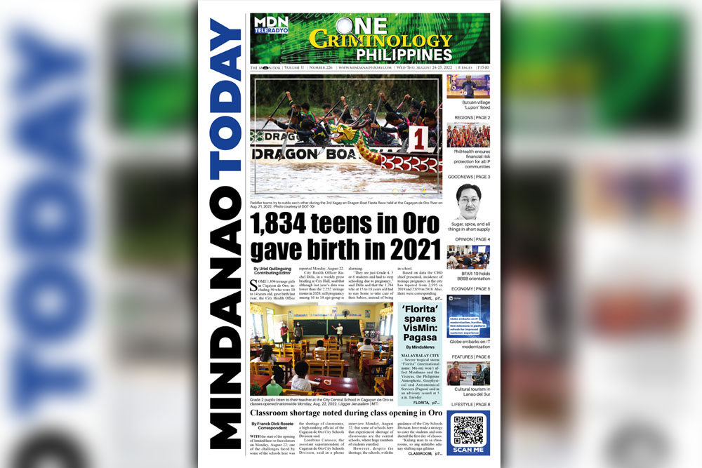 THE MINDANAO TODAY AUGUST 24-25, 2022