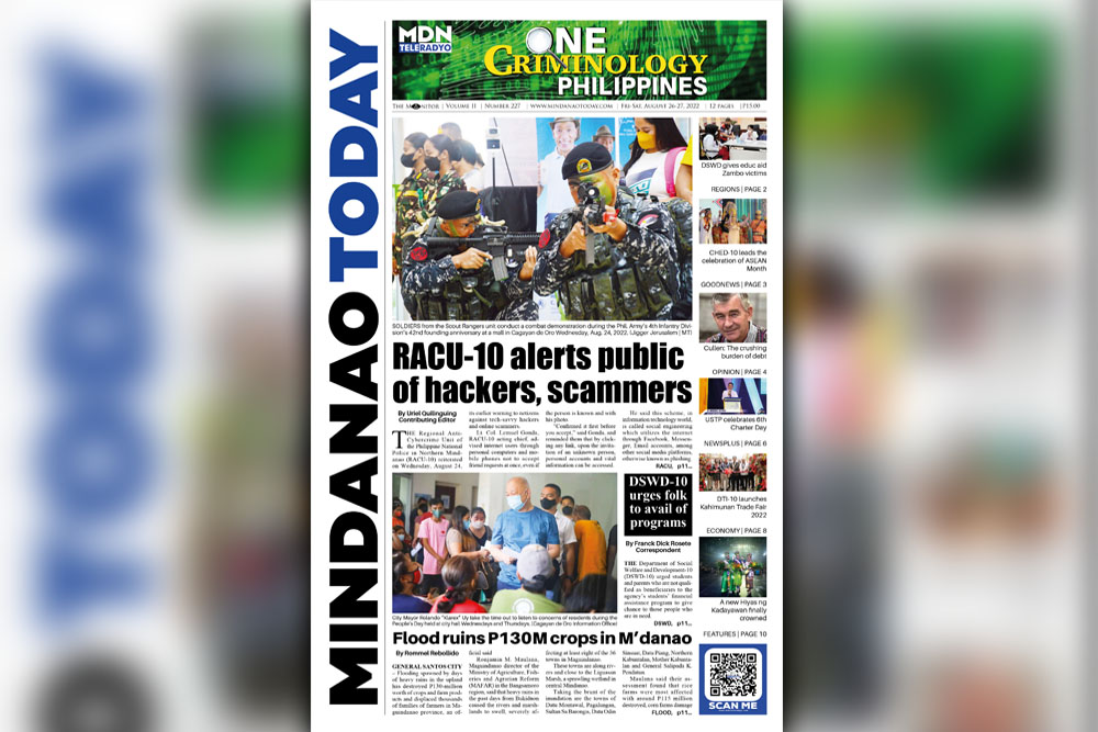 THE MINDANAO TODAY AUGUST 26-27, 2022