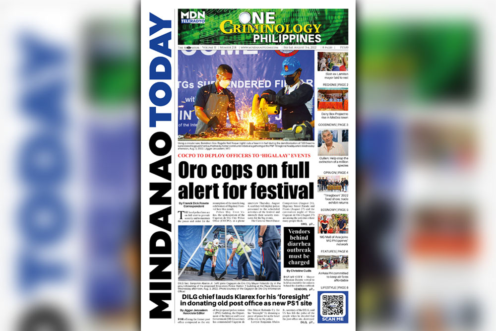 THE MINDANAO TODAY AUGUST 5-6, 2022