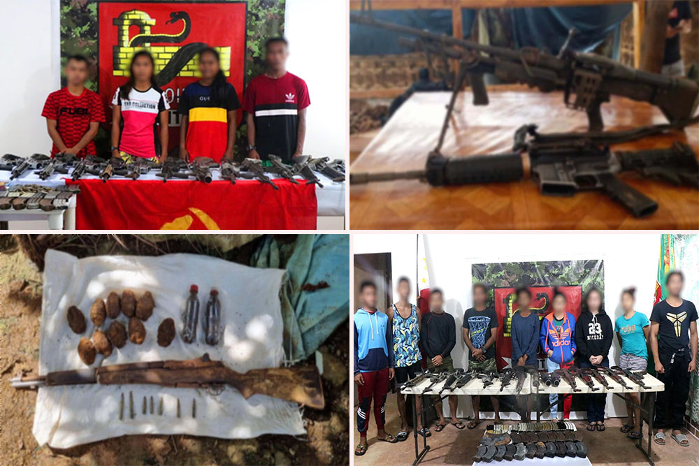 Army unearths largest NPA arms caches in Caraga