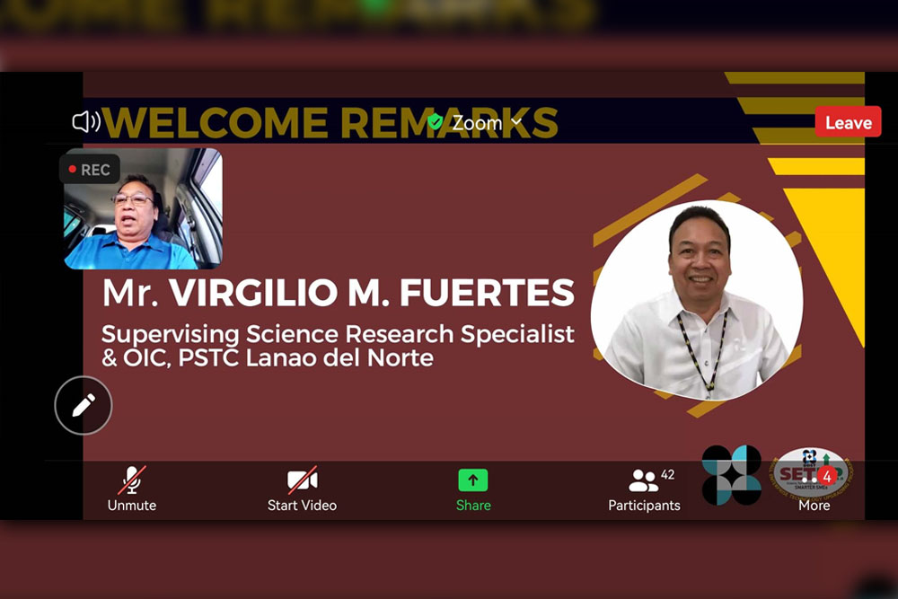 DOST Lanao del Norte hosts online forum on SETUP