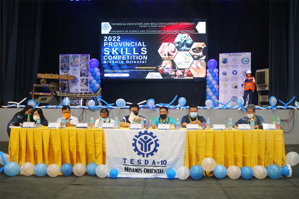 TESDA-MisOr holds 2022 provincial skills competition