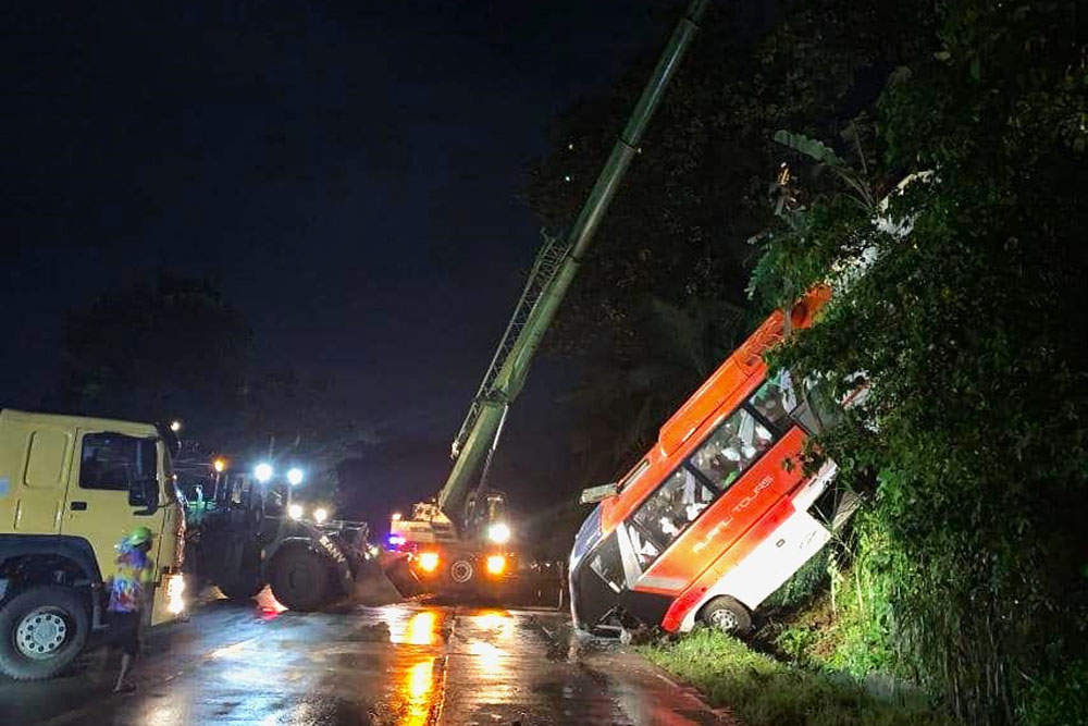 Bus firm urges LGU to install road lights at Mangima road