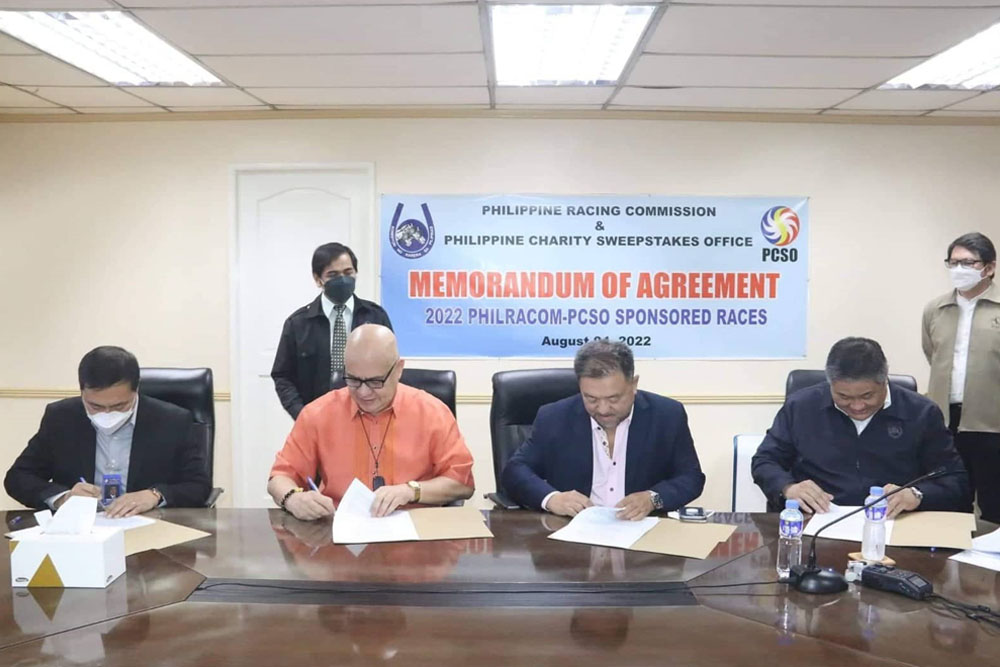 PCSO and Philracom inks MOA for support to Horse Racing Industry