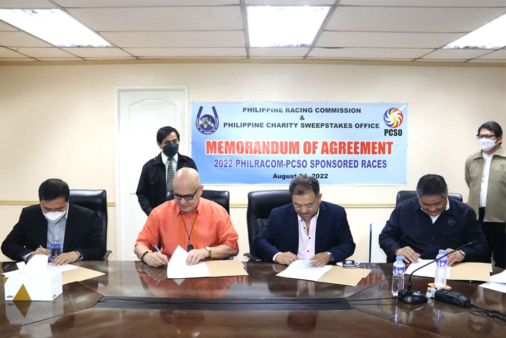 PCSO and Philracom Inks MOA for support to Horse Racing Industry