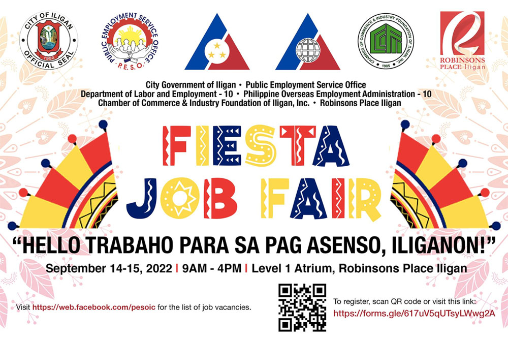 Hundreds of job openings in Iligan’s 2-day fiesta job fair