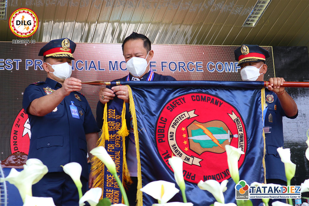 DILG-10 reaffirms full support to PRO-10 to prevent, control crimes