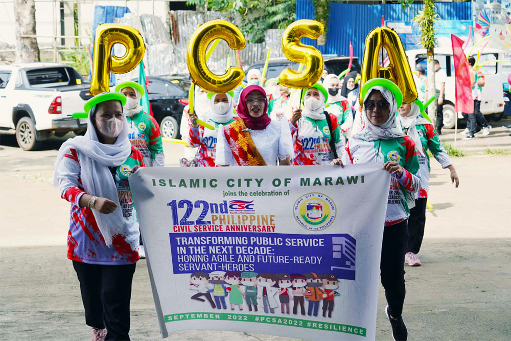 Marawi, LDS take part in PH's celebration of 122nd Civil Service anniversary