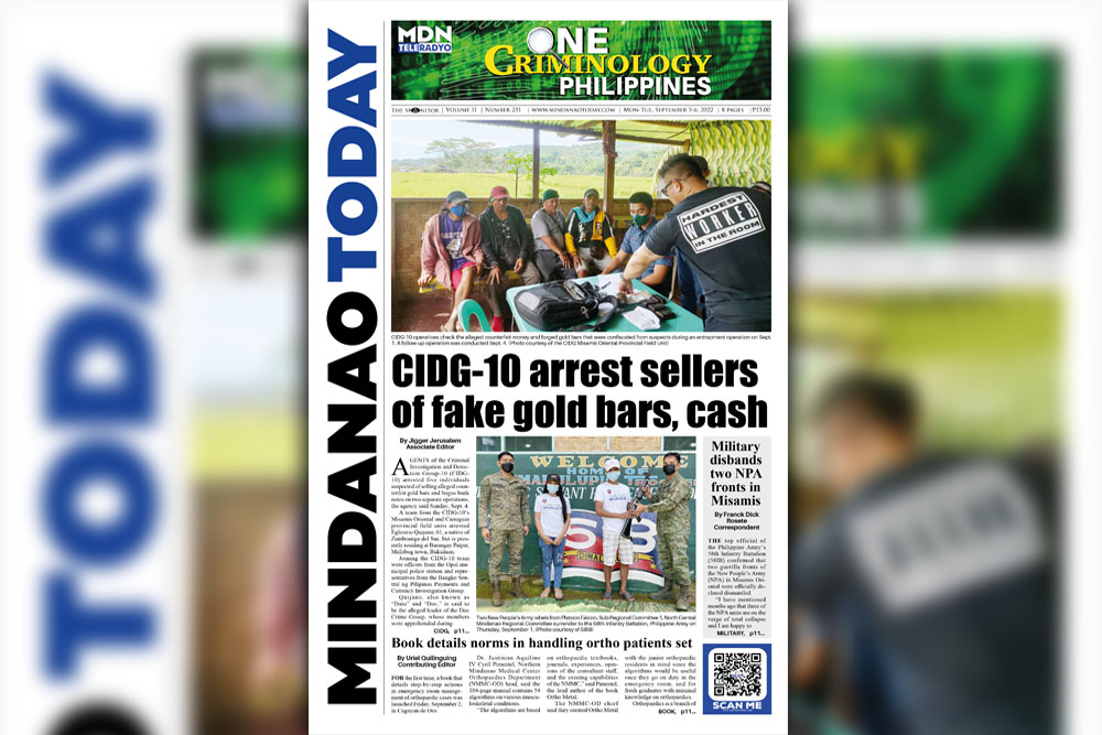 THE MINDANAO TODAY SEPTEMBER 5-6, 2022