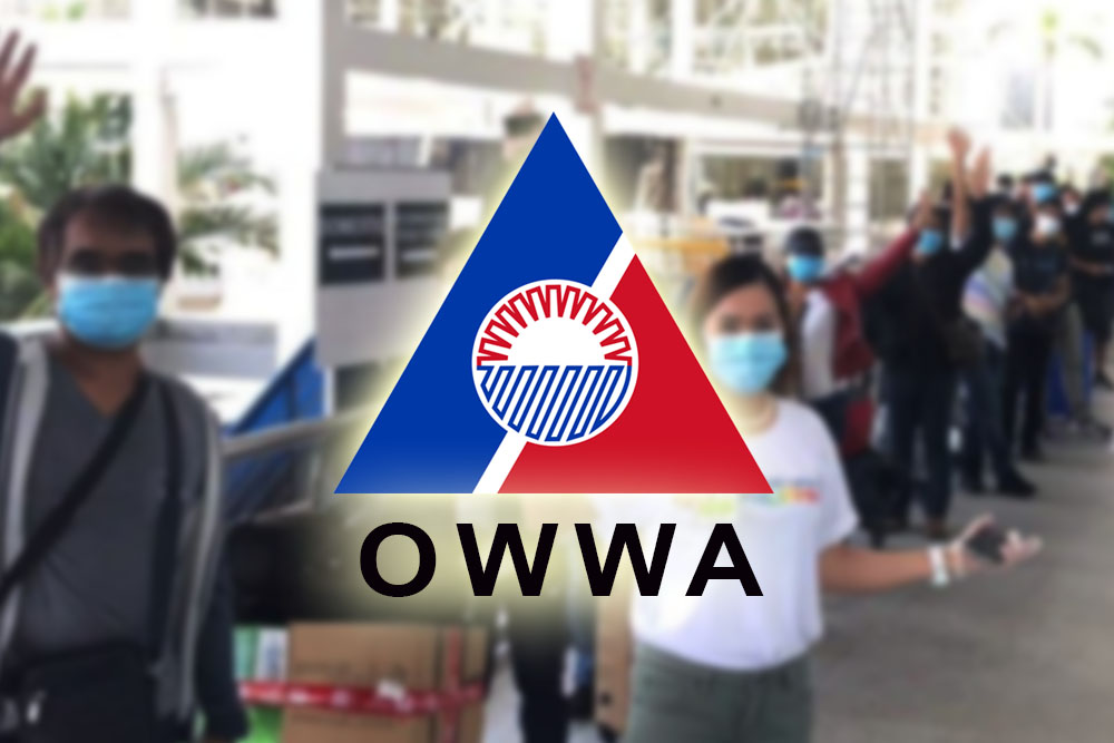 1.6K NorMin OFWs granted P32.5-M aid during pandemic: OWWA