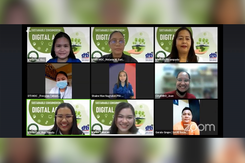 DTI MisOcc conducts sustainable consumerism online forum