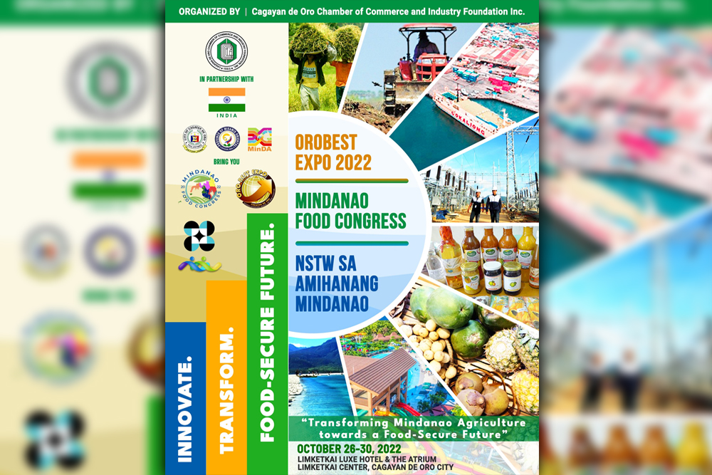 Mindanao Food Congress kicks off in Oro Oct. 26