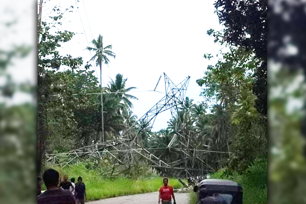 Toppled tower triggers brownouts in WestMin