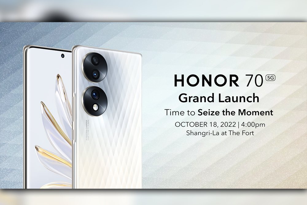 HONOR 70 5G SET TO LAUNCH ON OCTOBER 18