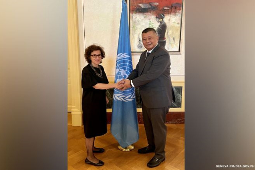 Remulla meets with UN high commissioner for HR; cites PH efforts