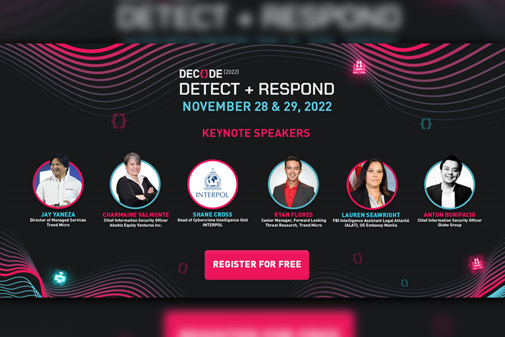 DECODE 2022: Detect & Respond will have six keynote presentations and over 40 sessions across four key tracks. (Photo supplied)