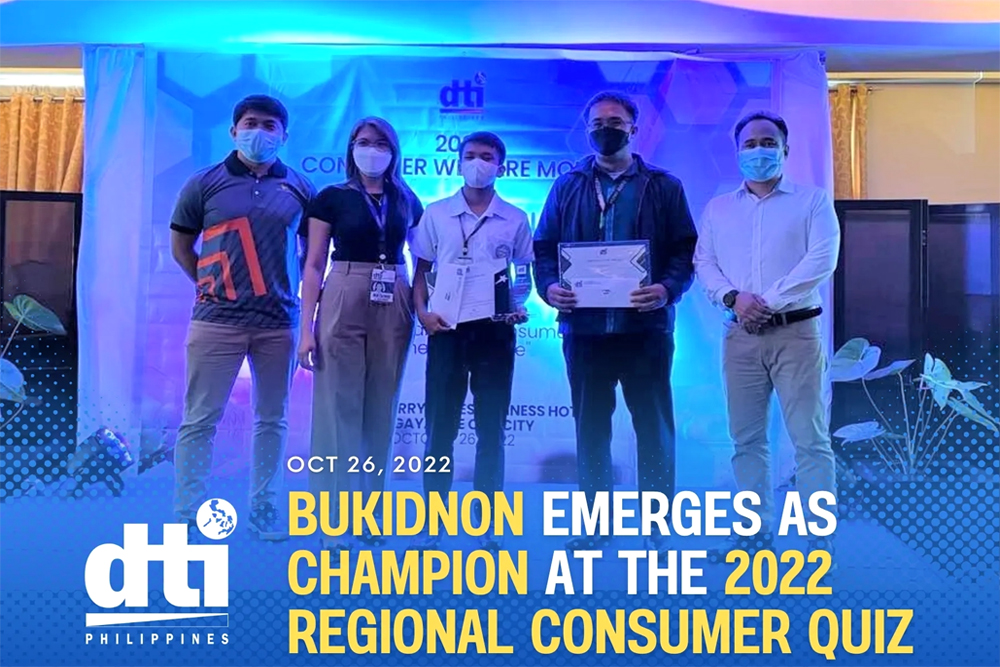 Bukidnon wins DTI-NorMin consumer welfare quiz competition