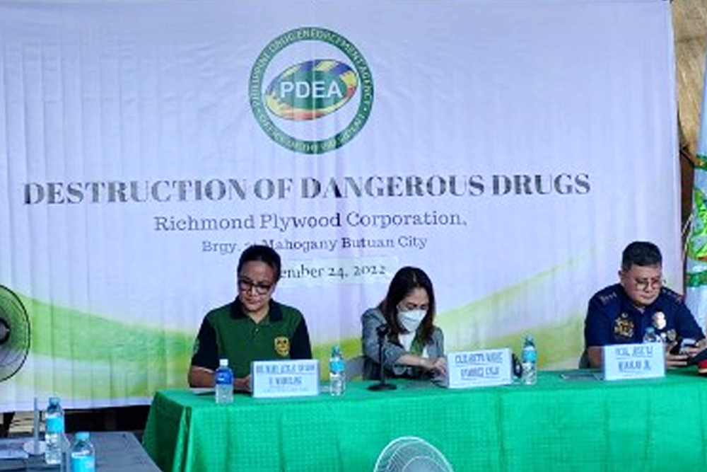 P29.8-M illegal drugs destroyed in Caraga