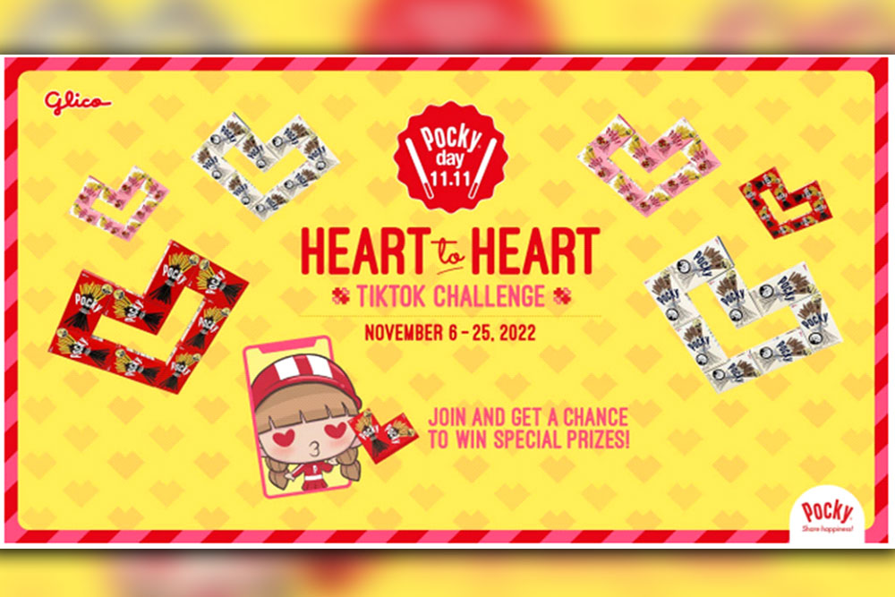 Pocky day 11.11 Take the Pocky Heart-to-Heart TikTok Challenge and tap into the joy of gift-giving