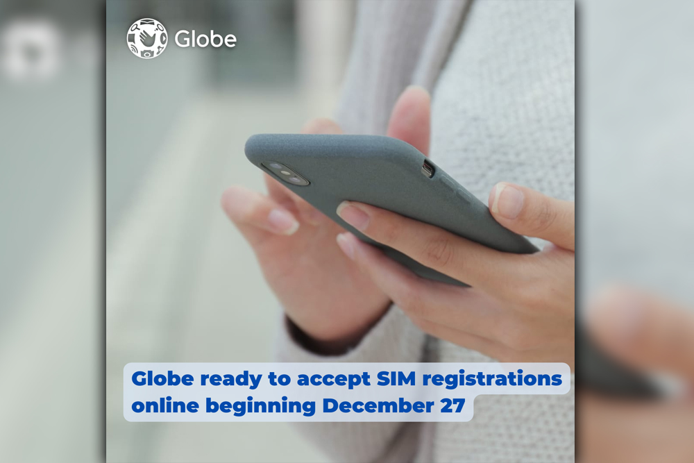 Globe ready to accept SIM registrations online beginning December 27