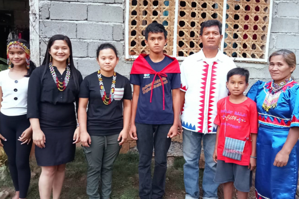 The Timbangan Family of Kulaman, Malaybalay City, Bukidnon continues to improve their well-being by investing more in education and farming high-value crops. (Photo supplied)