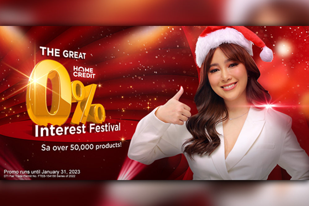 Have the merriest holiday with Home Credit’s The Great 0% Interest Festival