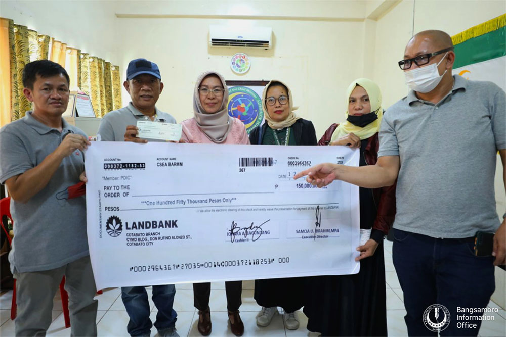 100 cooperatives in BARMM receive P150K aid