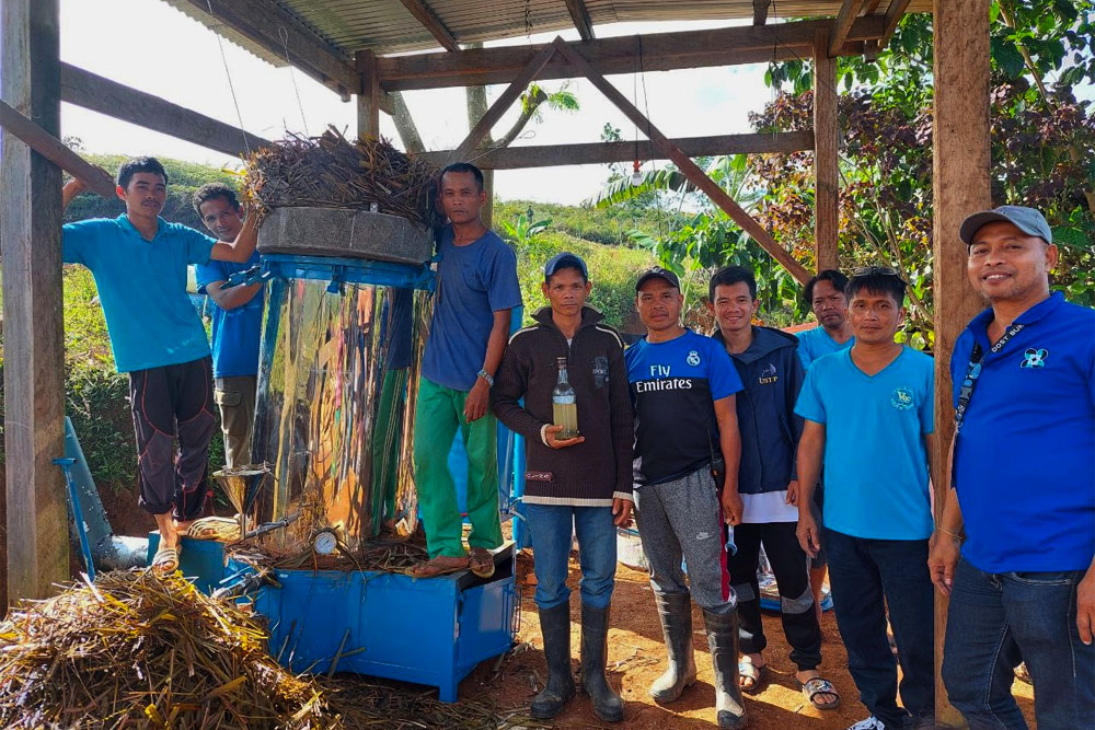 DOST realizes citronella facility for Higaunon farmers in Malitbog