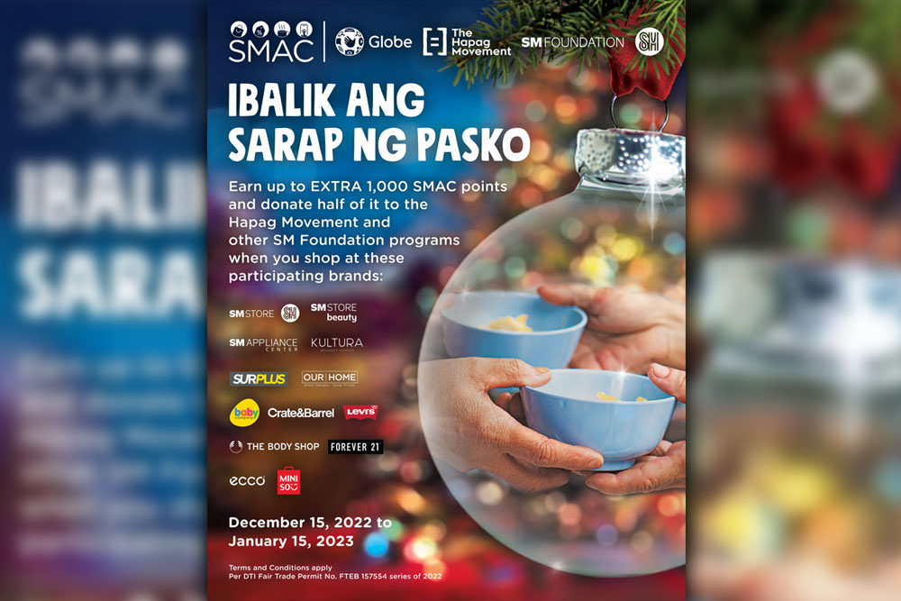 Kick off the New Year right! Support the Hapag Movement and fight hunger with Globe and SMACq