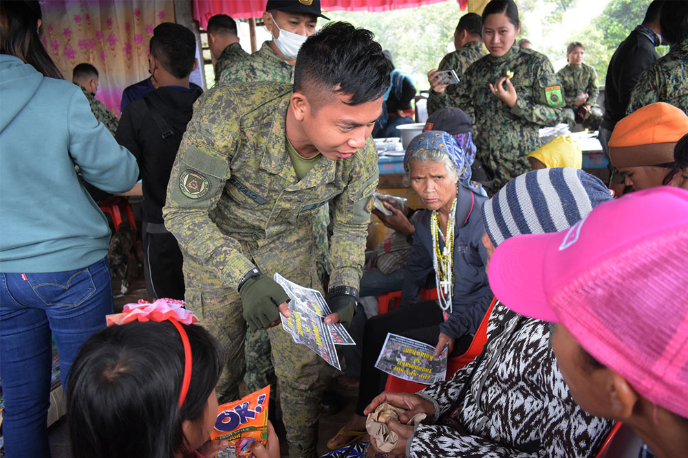 MisOr-PPO, 16IB hold community outreach program in Claveria