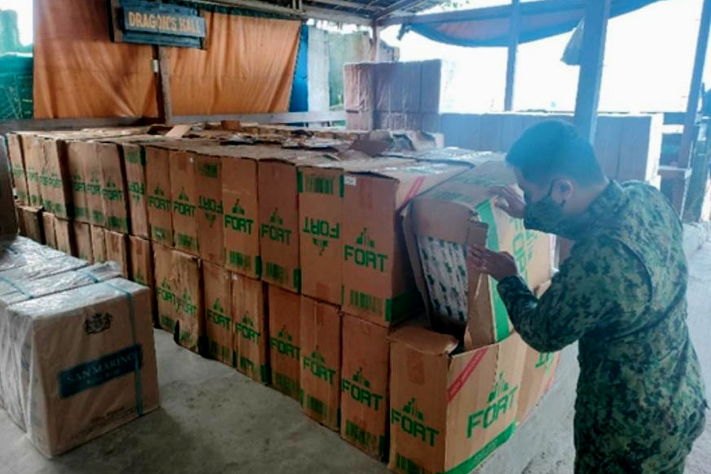 5 nabbed, P5.5-M smuggled cigarettes seized in Zamboanga City