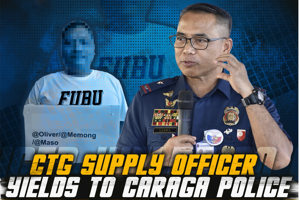 Alleged NPA supply officer yields in Caraga on New Year’s Day